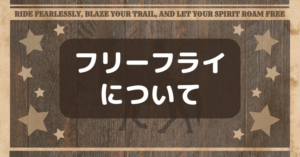 フリーフライについて