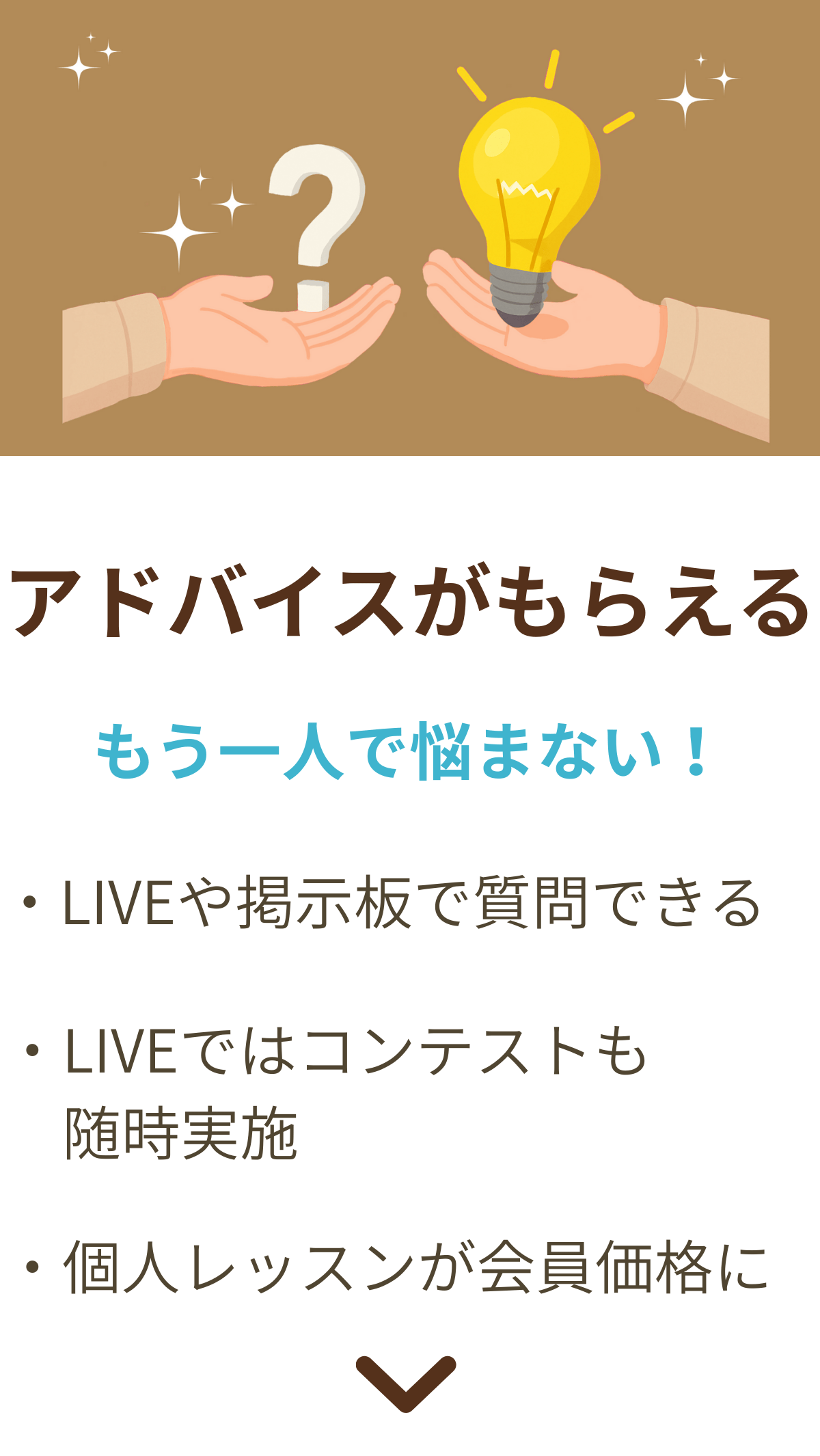 疑問が解決されるイメージのイラスト